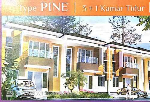foto tampak rumah tipe PINE perumahan HARMONY GOLF - 3,6