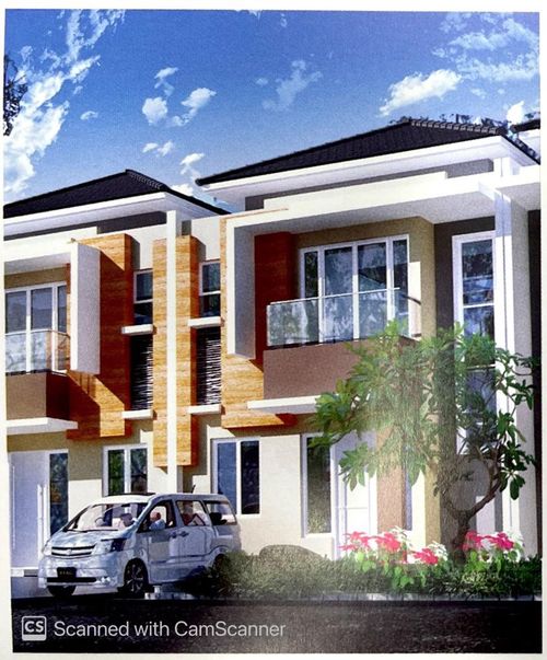 foto tampak rumah tipe PAPYRUS perumahan THE SYMPHONY GOLF - 2,3,5
