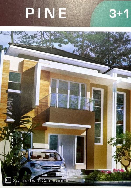 foto tampak rumah tipe PINE perumahan THE SYMPHONY GOLF - 2,3,5