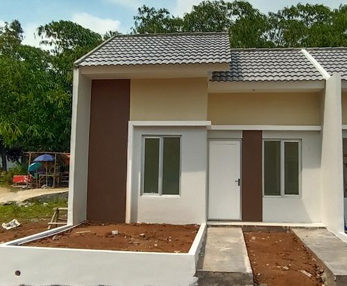 foto tampak rumah tipe Puri Tenjo perumahan Puri Tenjo