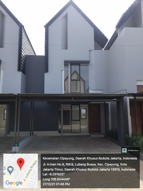 foto tampak rumah tipe AZALEA-6B perumahan AZALEA RESIDENCE