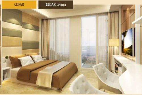 foto tampak rumah tipe studio perumahan landmark residence apartemen