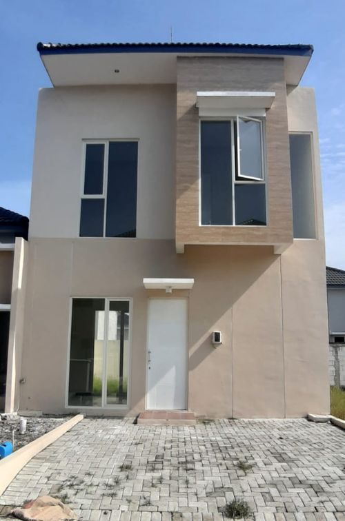 foto tampak rumah tipe 65 - 2 Lt perumahan Newtown Park