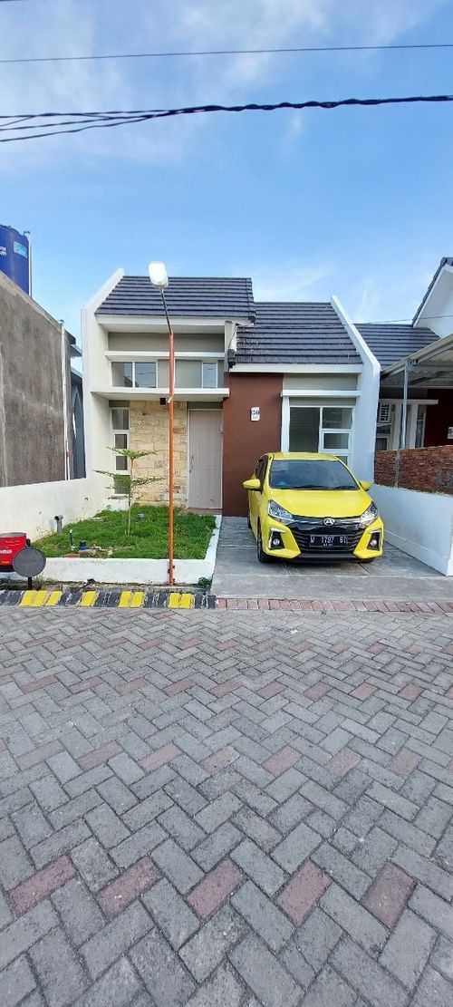 foto tampak rumah tipe PERMATA T.36/72 CC 2 perumahan PERMATA REGENCY