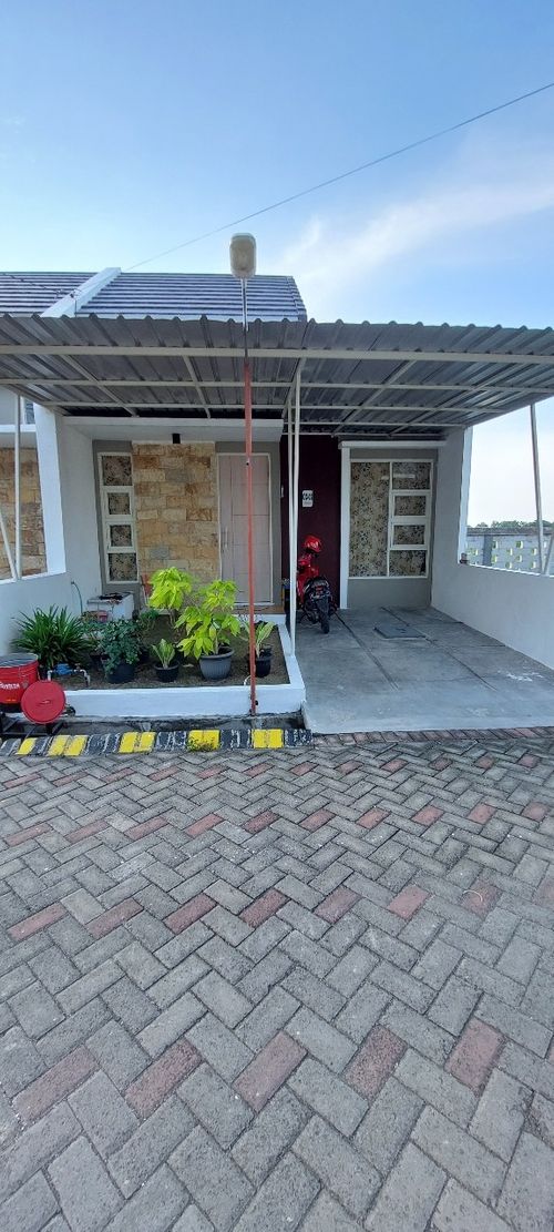 foto tampak rumah tipe PERMATA T.36/66 CC 2 perumahan PERMATA REGENCY