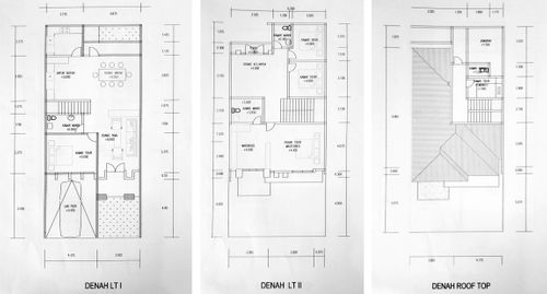 foto denah rumah tipe CENDRAWASIH perumahan MEGA BELIBIS MANSION