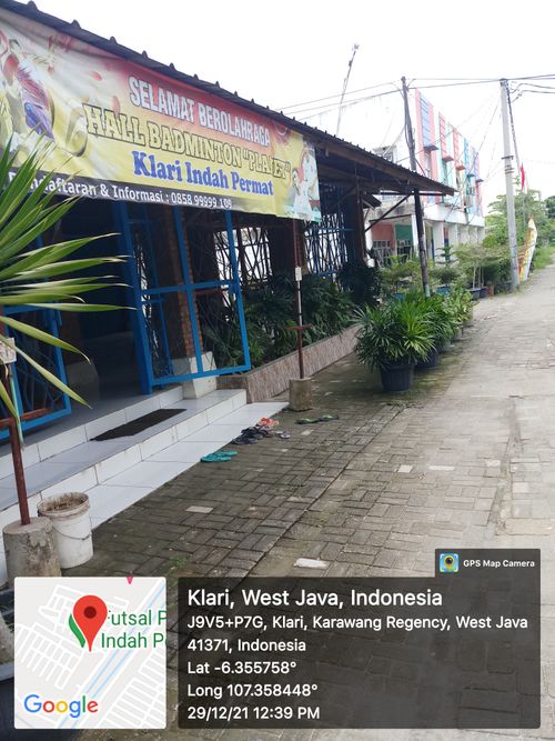 foto gerbang perumahan Klari Indah Permata