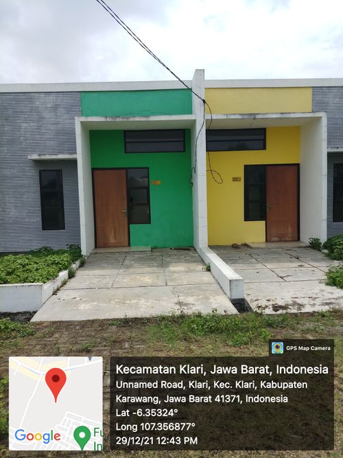foto contoh rumah perumahan Klari Indah Permata