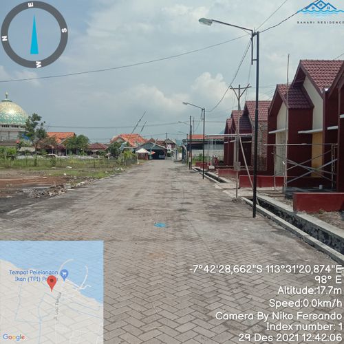 foto gerbang perumahan PERUM BAHARI RESIDENCE 02
