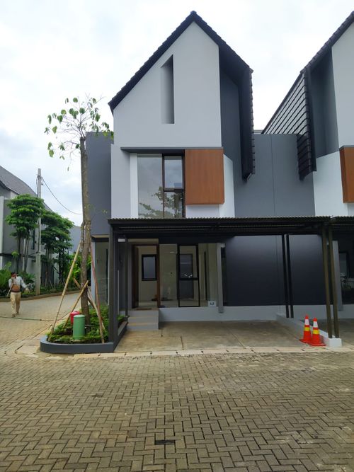 foto tampak rumah tipe AZALEA-6J perumahan AZALEA RESIDENCE