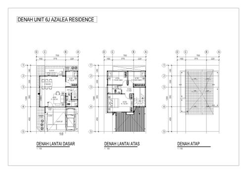 foto denah rumah tipe AZALEA-6J perumahan AZALEA RESIDENCE
