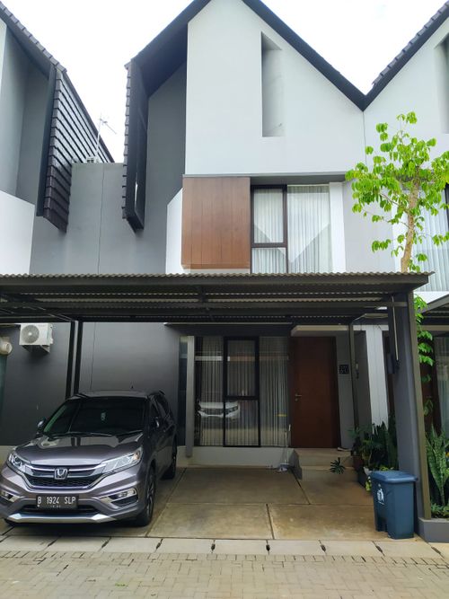 foto tampak rumah tipe AZALEA-6U perumahan AZALEA RESIDENCE