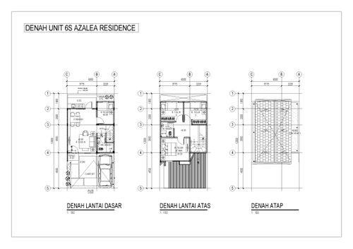 foto denah rumah tipe AZALEA-6S perumahan AZALEA RESIDENCE