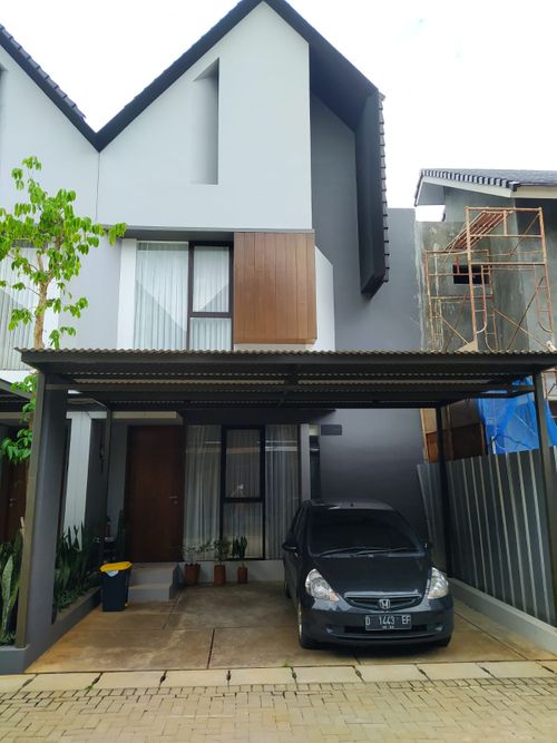 foto tampak rumah tipe AZALEA-6W perumahan AZALEA RESIDENCE