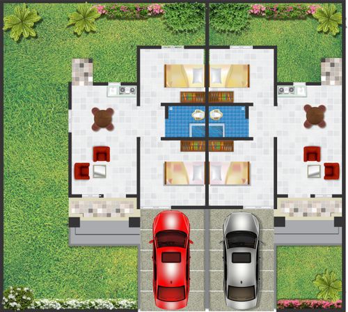 foto denah rumah tipe 36 perumahan Cluster Citra Mas