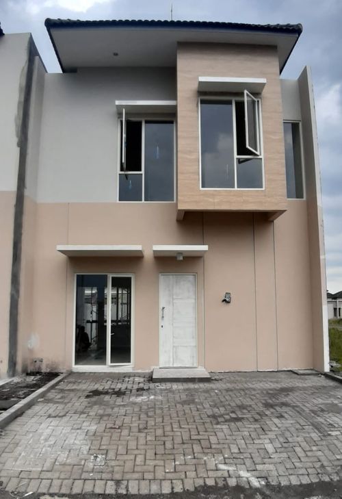 foto tampak rumah tipe 58 perumahan Newtown Park