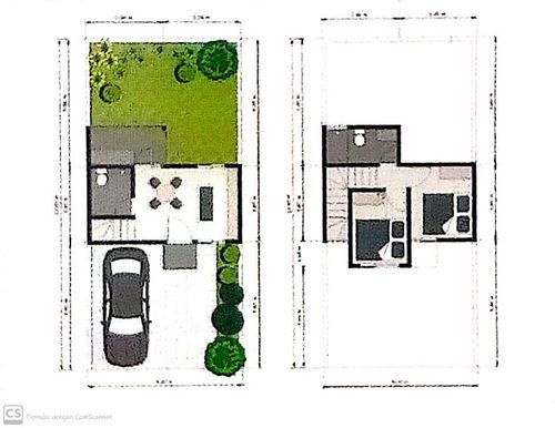foto denah rumah tipe 58 perumahan Newtown Park