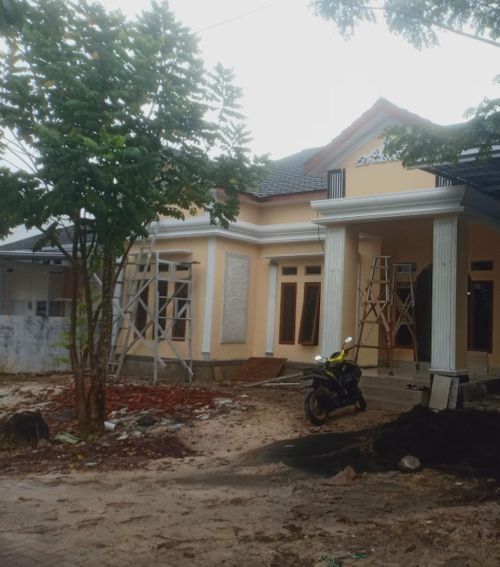 foto tampak rumah tipe INTANSARI T perumahan Komplek Kampoeng Shafwah Intansari