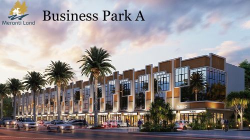 foto tampak rumah tipe BUSINESS PARK A perumahan MERANTI LAND