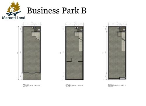 foto denah rumah tipe BUSINESS PARK B perumahan MERANTI LAND
