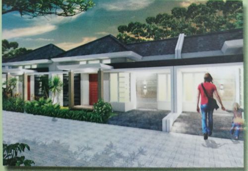 foto tampak rumah tipe T. 40/105 perumahan Paulan Nirwana Residence