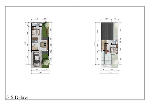 foto denah rumah tipe CANOLA DELUXE perumahan NORTHWEST CENTRAL CITRALAND