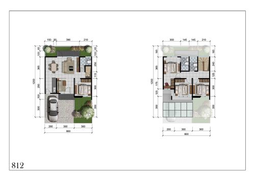 foto denah rumah tipe AURORA 1 perumahan NORTHWEST CENTRAL CITRALAND