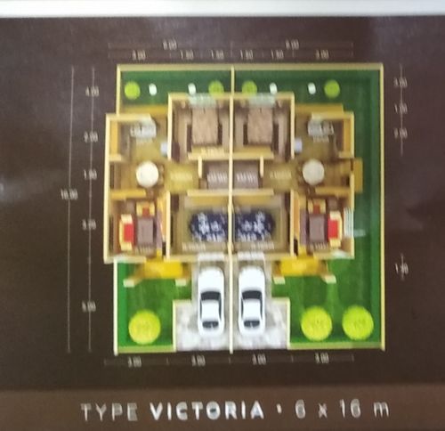 foto denah rumah tipe VICTORIA perumahan KOMPLEKS TAMAN RIVIERA