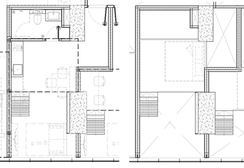 foto denah rumah tipe SOHO U1-27 perumahan Fairview House & Hillcrest House