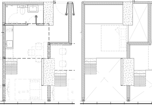 foto denah rumah tipe SOHO U2-27 perumahan Fairview House & Hillcrest House