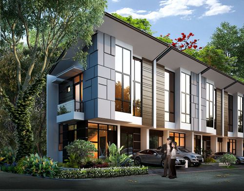 foto tampak rumah tipe NEU RIVER GARDEN 50/45 perumahan Perumahan Galuh Mas
