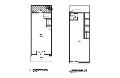 foto denah rumah tipe STANDART perumahan Puri Jaya 16