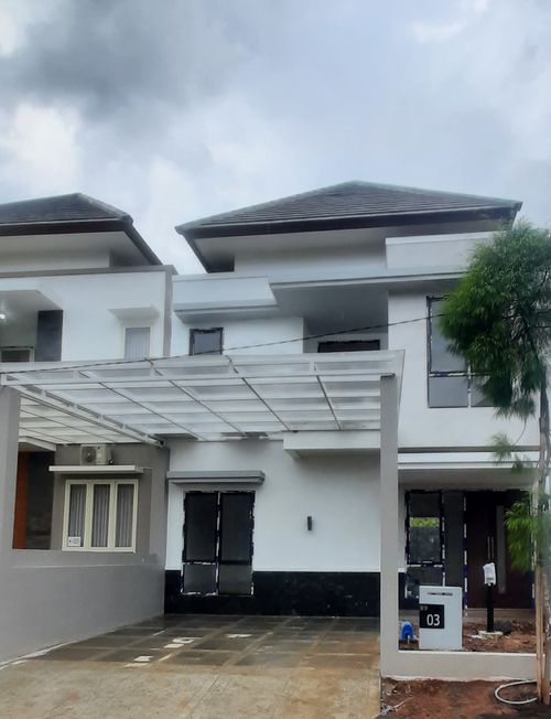 foto tampak rumah tipe Kalinda B9-3 perumahan Kedaton Park Tahap 1