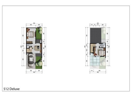 foto denah rumah tipe CLIFTON DELUXE perumahan NORTHWEST HILL CITRALAND