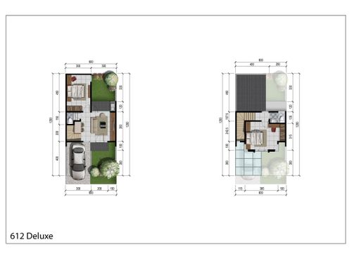 foto denah rumah tipe VOLTERRA DELUXE perumahan NORTHWEST HILL CITRALAND
