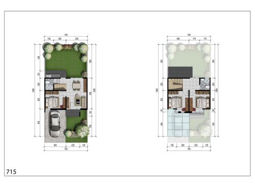 foto denah rumah tipe ANDALUCIA SUPERIOR LAKEVIEW 12 perumahan NORTHWEST HILL CITRALAND