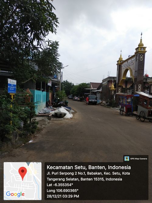 foto posisi tengah perumahan Puri Serpong 2