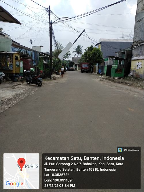 foto gerbang perumahan Puri Serpong 2
