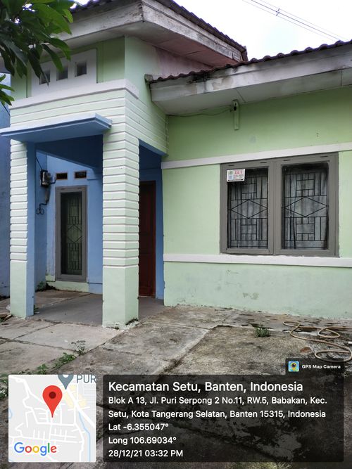 foto contoh rumah perumahan Puri Serpong 2