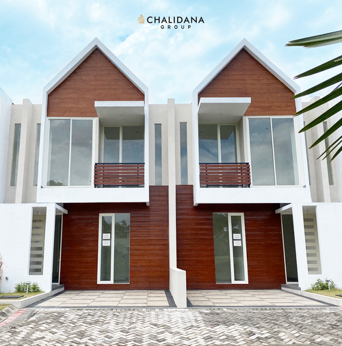 foto tampak rumah tipe MANDAKA perumahan DE CASSABLANCA RESIDENCE