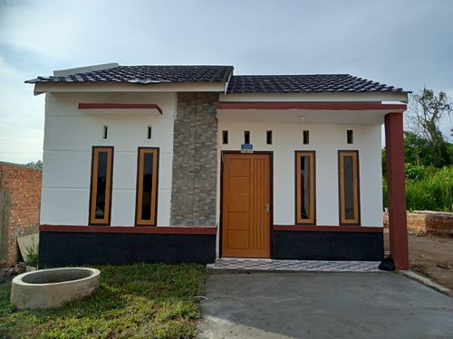foto tampak rumah tipe 36 perumahan Osa residence