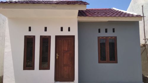 foto tampak rumah tipe 36 perumahan TDM  Residence
