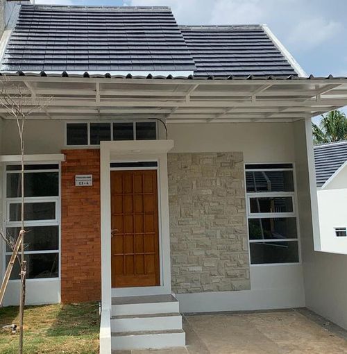 foto tampak rumah tipe 36 perumahan Padasuka Park