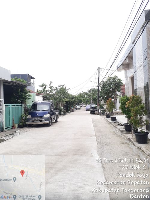 foto posisi tengah perumahan Cluster Pondok Jaya