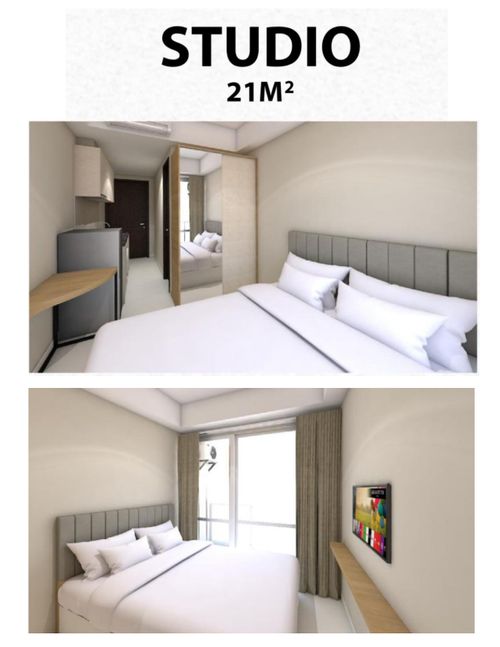 foto denah rumah tipe TD Std perumahan Puri Mansion Apartment