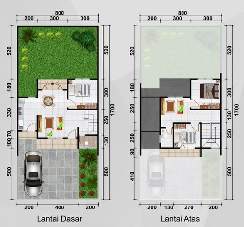 foto denah rumah tipe Onyx perumahan Emerald Lake Cilegon