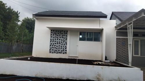 foto tampak rumah tipe 52 Ayodya Park Blok E01 perumahan AYODYA PARK