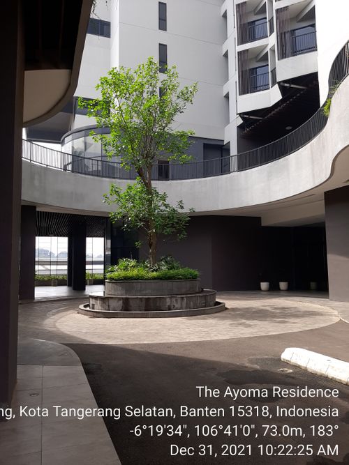foto posisi tengah perumahan The Ayoma