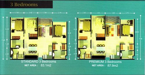 foto denah rumah tipe 3 Bed Room perumahan MUTIARA GARDEN