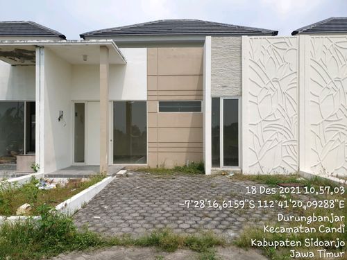 foto tampak rumah tipe 60 perumahan ROYAL INDAH REGENCY